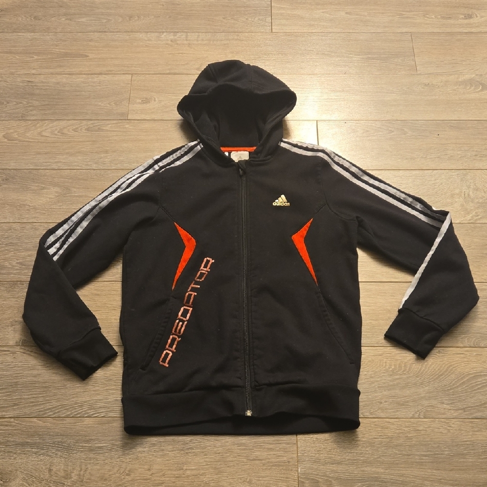 Adidas Predator Black Zip Up Track Hoodie
